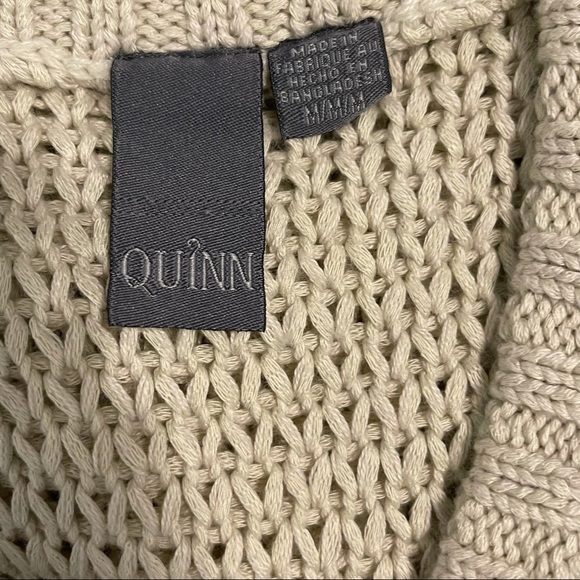 Quinn Women’s Pullover Cold Shoulder Knit Boho Sweater - Picture 8 of 10